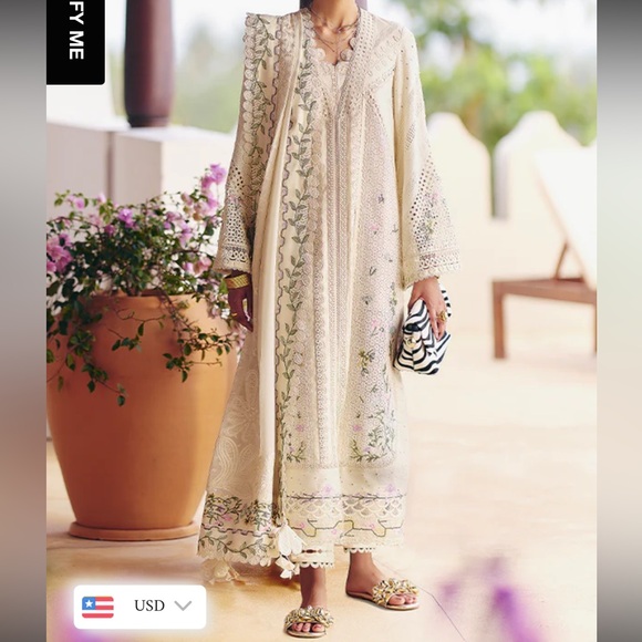 Suffuse Other - Elegant Cream Embroidered Women Kurta